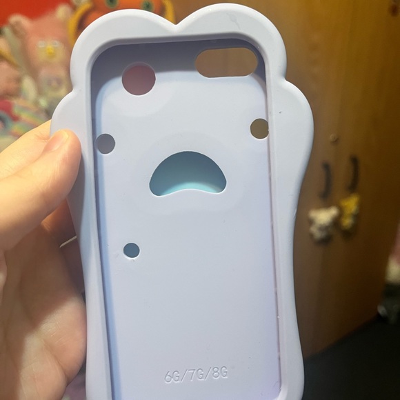 Purple Cat Paw Phone Case for iPhone - Picture 3 of 3